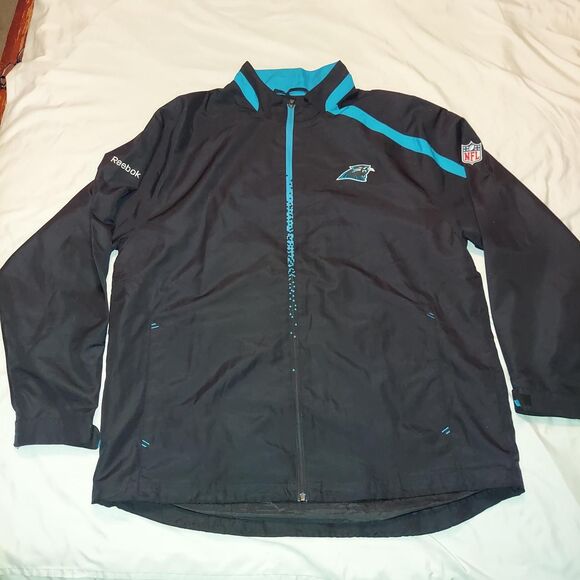 Y2K Reebok Men's NFL Carolina Panthers Jacket - Picture 1 of 5